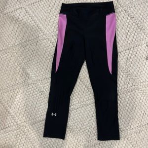 UNDER ARMOUR XS/S black/pink legging